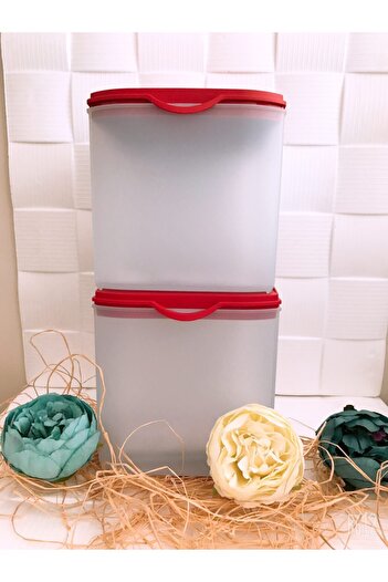 Tupperware Oval Dizayn 3.4 Litre 2 Adet