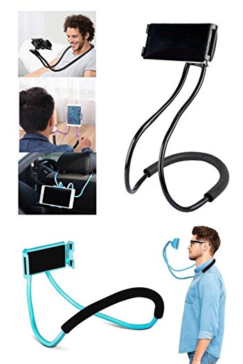 5DM Ergonomic 360 Degree Mobile Phone Holder Stand Hanging on the Neck