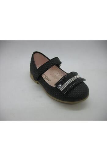 Sanbe Girl's Black Daily Orthopedic Ballerinas 26 - 30