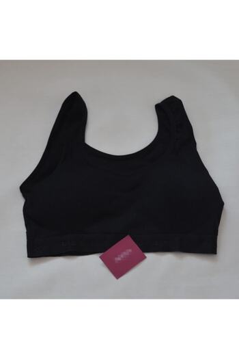 Dondeza Black Thick Straps Bustier - Training Bra Set of 3