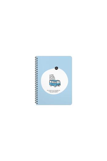 Hisli Şeyler Blue Don't Come Over Me I'm Already Full Lined Notebook - 16.5x22.5