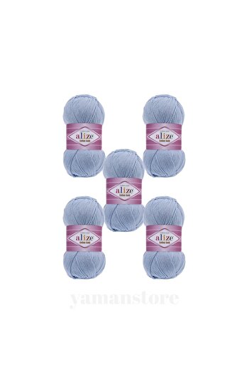 Alize Blue Cotton Gold 40 (PACK OF 5)