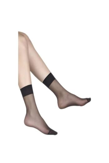Müjde 12 Pieces of Thin Socks - 20 Denier Thin Socks for Women