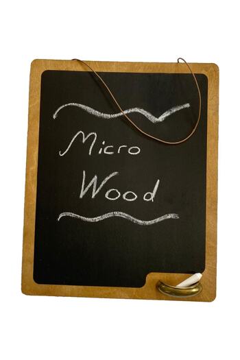MicroWood Kara Tahta Dekoratif Yazı Tahtası