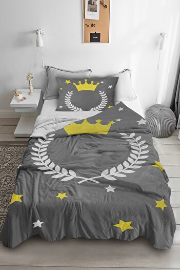 Bebişim Halı Star Patterned Single Pique with Pillowcase