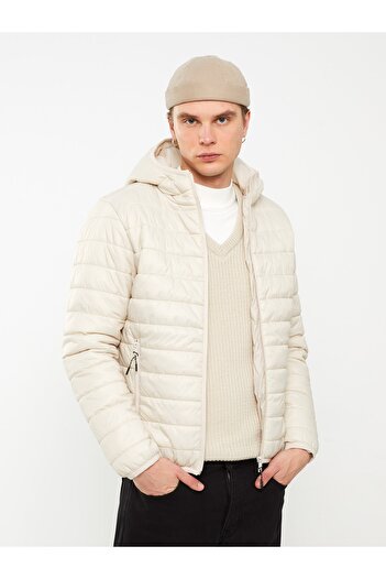LC Waikiki Slim Fit kapucnis férfi kabát