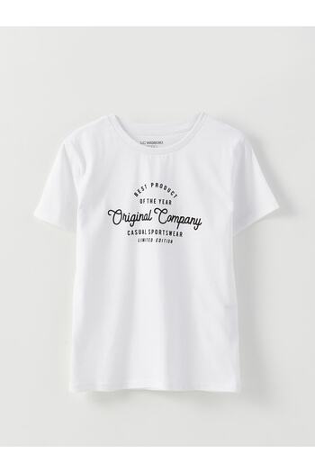 LC Waikiki Boy - Crew Neck and Printed Short Sleeve T-Shirt