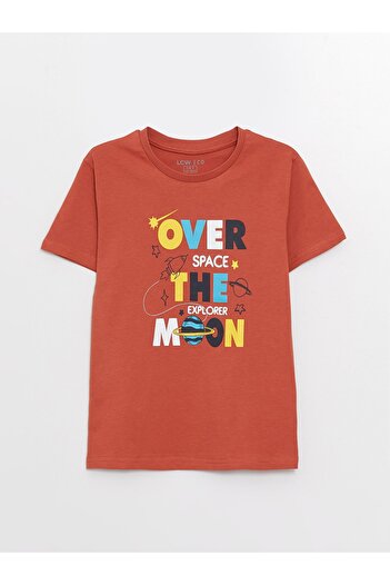 LC Waikiki Chłopiec — T-shirt z krótkim rękawem i okrągłym dekoltem
