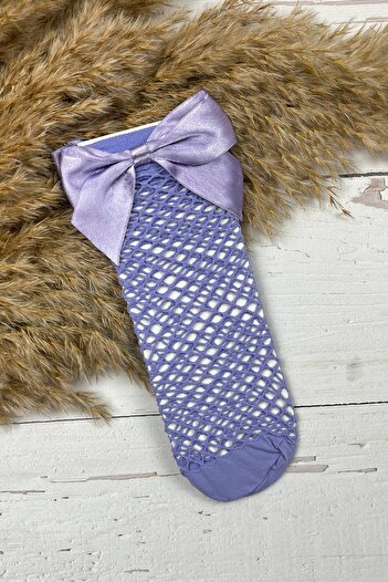 ADABEBEK Girl's 2-Piece Fishnet Socks