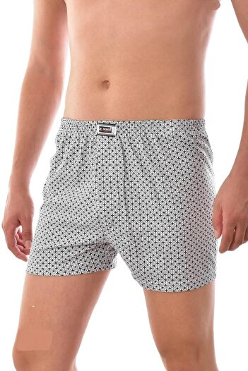 Seher Star Men's Patterned Boxer 007 - 12 Pieces