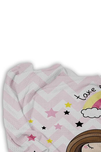 Bebişim Halı Mermaid Patterned - Single Pillow Pique