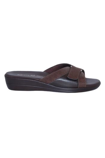 Ceyo 9863-7 Γυναικείες Παντόφλες Καφέ
