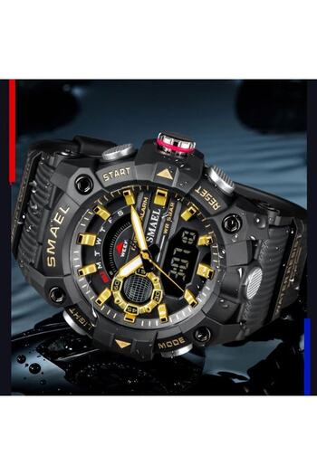 SMAEL 8040 Digital and Analog Men's Wristwatch