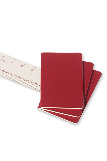 Moleskine Cahier Pocket 3'lü Çizgili Not Defter, 9x14cm