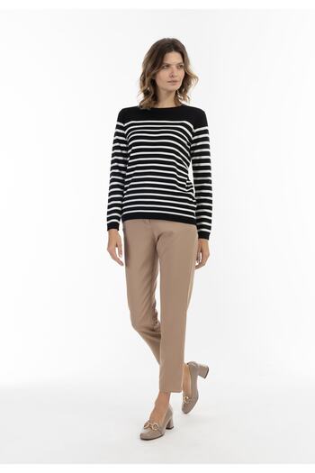 usha black label knitted sweater