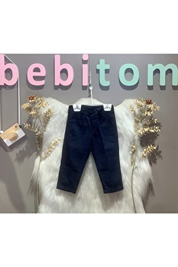 bebitomkids Erkek 1-4 Yaş Hong Nakışlı Ceketli Üçlü Takım