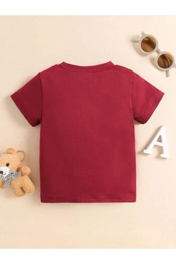 Machetta A Bear Teddy Bear Printed Oversize Children's T-shirt