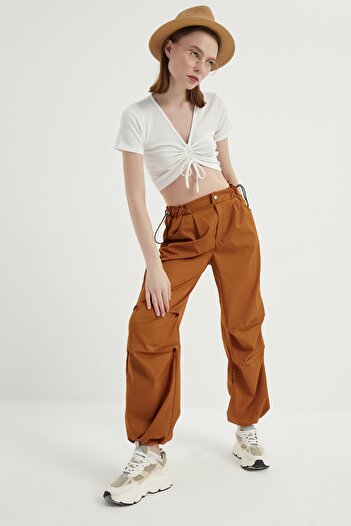 MEECY Women's Parachute Fabric Trousers