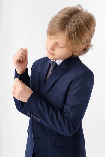Doctor junior Navy Blue Boy's Suit - Jacket and Pants