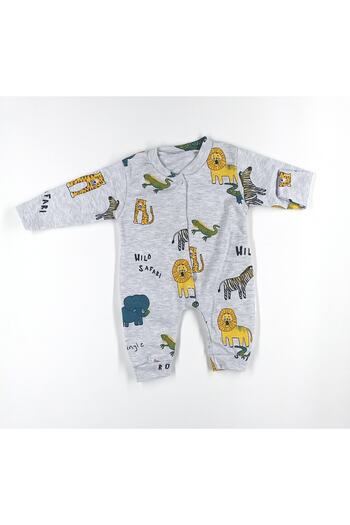 Nayinom Hobbe Baby Safari Jumpsuit 3-6-9 Months