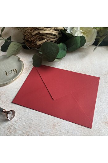 Norm Design 50 Pieces Red Invitation Envelopes, Quality Letter Envelope 13x18 Cm (110GR)