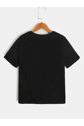 LePold Crew Neck Cool Teddy Bear Printed Girl/Boy T-Shirt