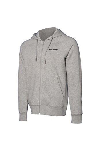 hummel Hummel 921739 -2006 Men's Sweatshirt - Zip Hoodie, Grey Melange