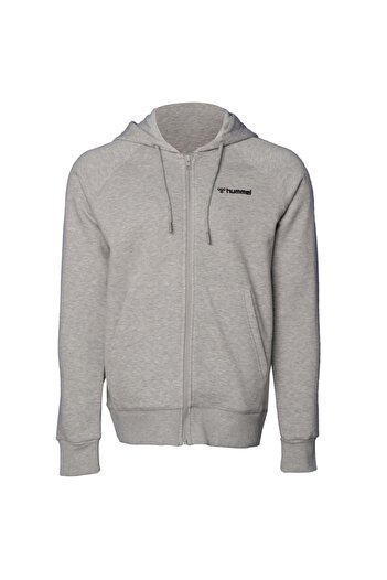 hummel Hummel 921739 -2006 Men's Sweatshirt - Zip Hoodie, Grey Melange