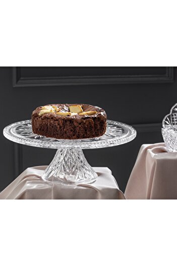English Home 35 Cm Cosmic Glass Cake Stand