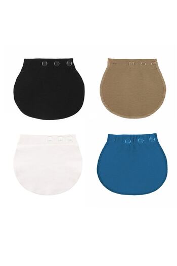 Pimobile Maternity Pants Waist Extender-Pants Extender for Women Blue-black-beige-white 4 Colors