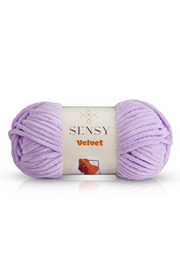 SENSY Premium Velvet Velvet Thread Hand Knitting Thread Blanket Thread Sweater Thread Baby Blanket Thread Lilac