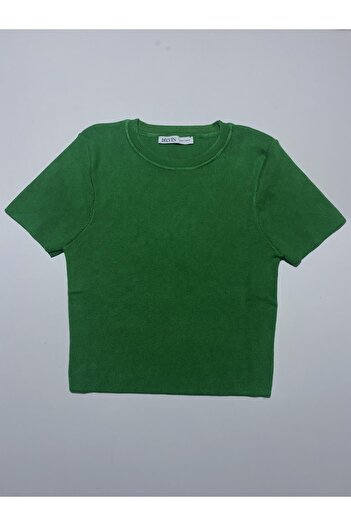 Dilvin 10357 Πουλόβερ με κοντό μανίκι Crew-gree