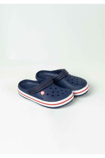 yeni medikal New Light Navy Blue Short Heeled Outdoor Slippers - 1-4 cm