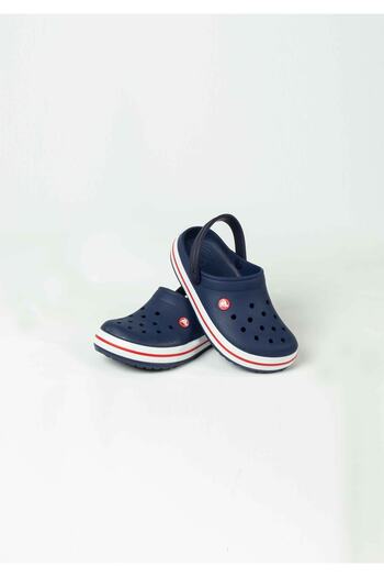yeni medikal New Light Navy Blue Short Heeled Outdoor Slippers - 1-4 cm