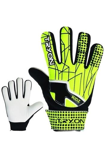 TRYON Kidz Çocuk Kaleci Eldiveni Neon Yeşil