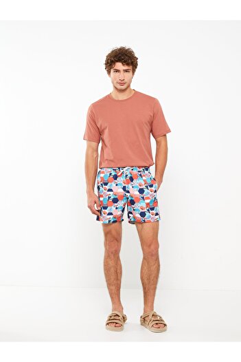 LC Waikiki Men's Short Length Printed Sea Shorts