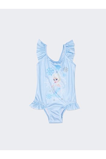 LC Waikiki Rundhals-Badeanzug für Baby Mädchen mit Frozen-Print