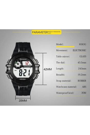 SMAEL Digital Children's Youth Wristwatch
