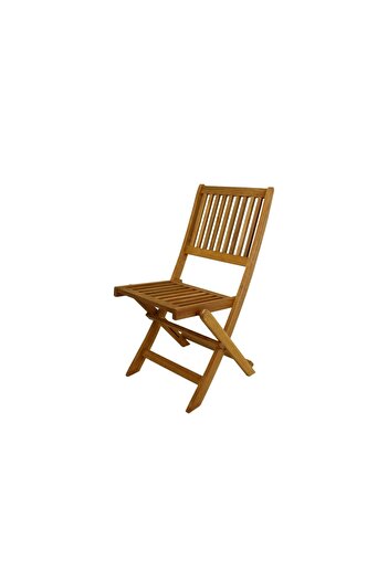 T.Concept Ahşap Kolsuz Katlanır Sandalye,bahçe Balkon Teras