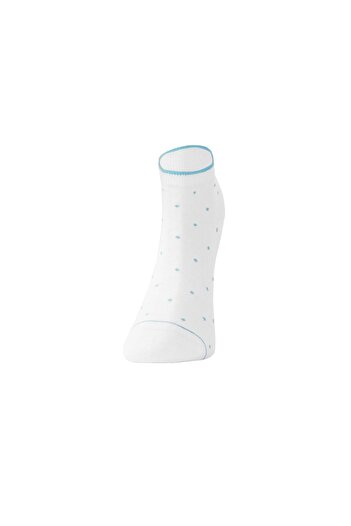 TheDon The Don Women's Polka Dot Booties Socks Tdscs0903 White