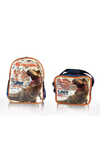 JURASSIC WORLD Kindergarten Bag And Lunch Box