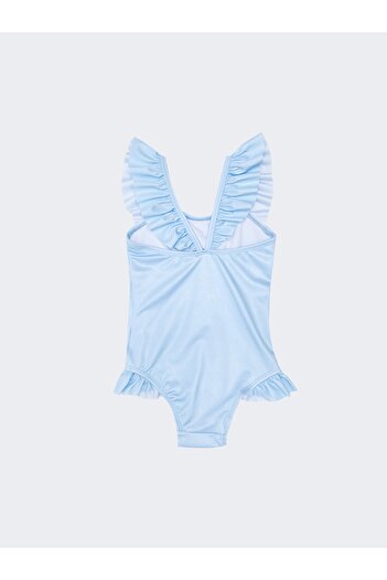 LC Waikiki Rundhals-Badeanzug für Baby Mädchen mit Frozen-Print