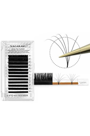 NAGARAKU Akıllı Band Ipek Kirpik 0.07 D Mix