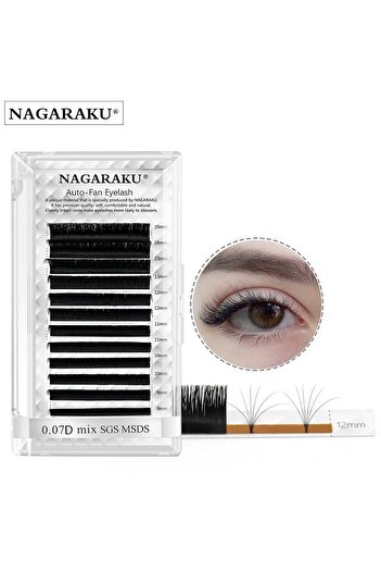 NAGARAKU Akıllı Band Ipek Kirpik 0.07 D Mix