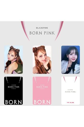 Kpop Dünyasi Blackpınk Lisa '' Born Pink '' Pob 3 Kart Seti