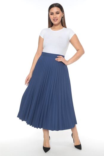 SORALLİNE Жіноча спідниця Plisoley 781 Indigo Blue