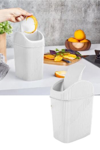 WAPPA Countertop Trash Can, Kitchen, Toilet, Desktop Mini Trash Can