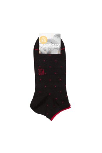 TheDon The Don Women's Polka Dot Booties Socks Tdscs0903 Black
