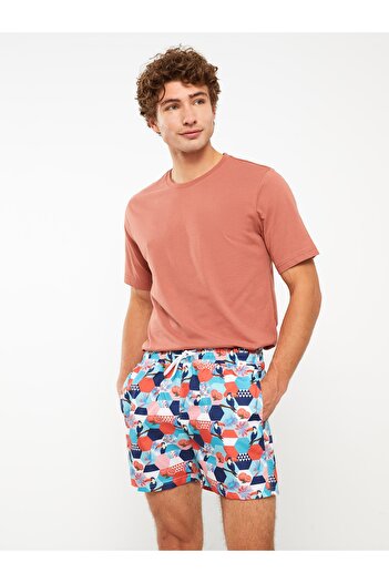 LC Waikiki Men's Short Length Printed Sea Shorts