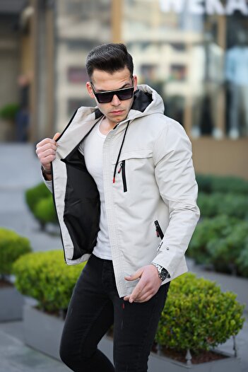 Helen Goods Ανδρικό εποχιακό μπουφάν New Season Hooded
